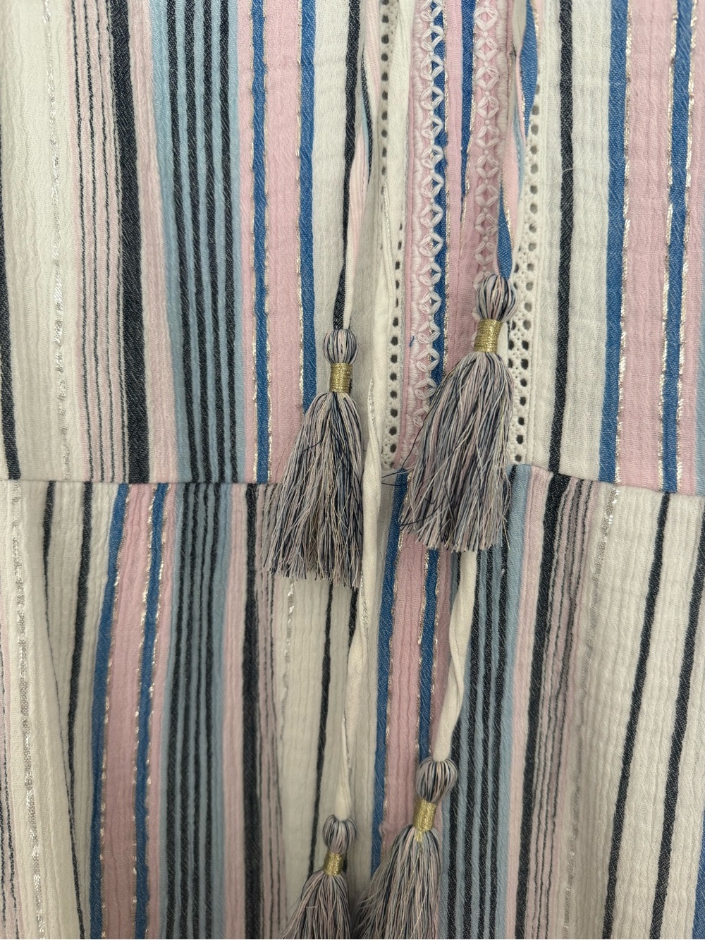 Tommy Bahama Mykonos Gauze Stripe Coverup Dress - Picture 5 of 5